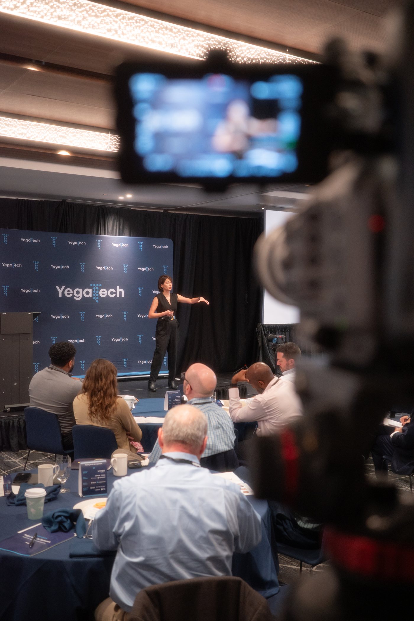 Speaking to the audience
